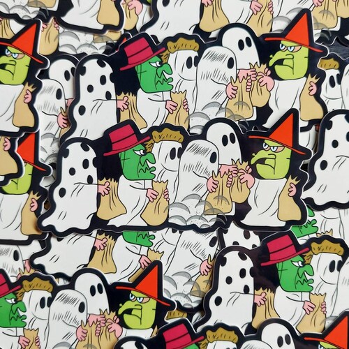 Peanuts Halloween Sticker Etsy