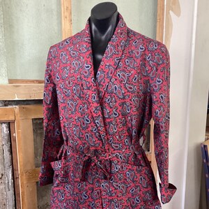 Paisley Smoking Robe Etsy UK
