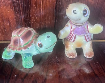 Walrus Salt and Pepper Shakers, Collectible, Vintage, Unique, Made