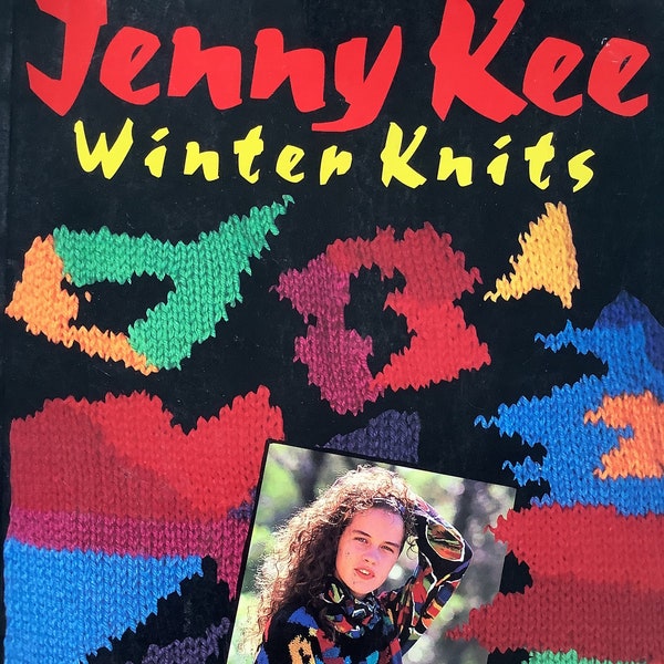 Jenny Kee Winter Knits 1988 Australian Knitting Pattern Book