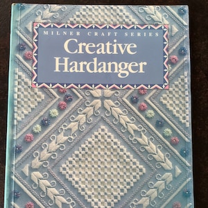 Bordado creativo Hardanger de Gina Marion, 61 páginas, Serie creativa Milner, 1994