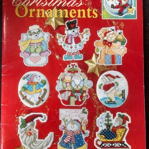 Christmas Ornaments 78 Cross Stitch Designs, Leisure Arts, Holiday  Christmas for Plastic Canvas and Aida , Kooler Studio, Linda Gillum