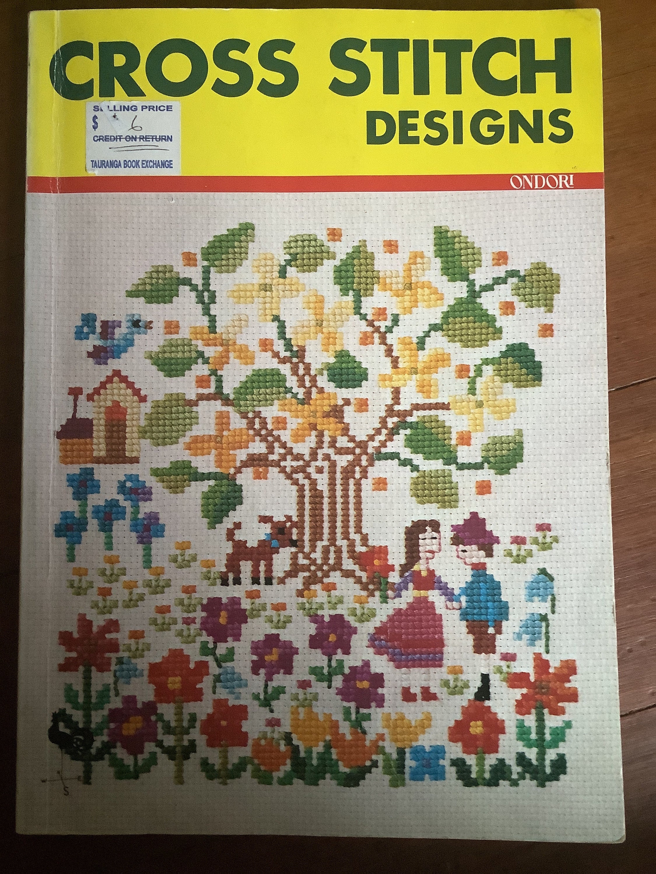 made-to-order一草一花ページ Ondori Cross Stitch Designs Book 96 Pages Patterns and