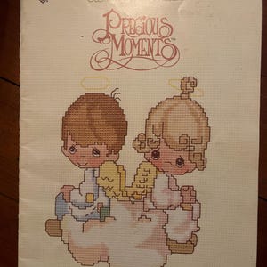 Precious Moments Sew in Love  PM1 , 18 Counted Cross Stitch Charts and Afghan Pattern  Gloria  & Pat Enesco Samuel Butcher