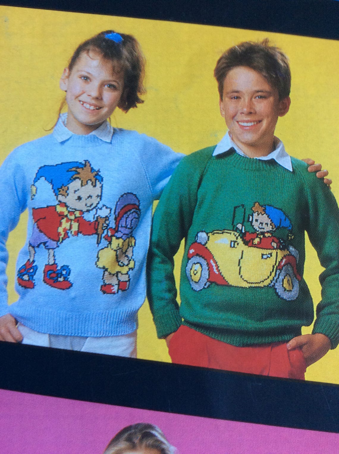 Noddy and Big Ears 5 Knitting Patterns by Gary Kennedy Etsy