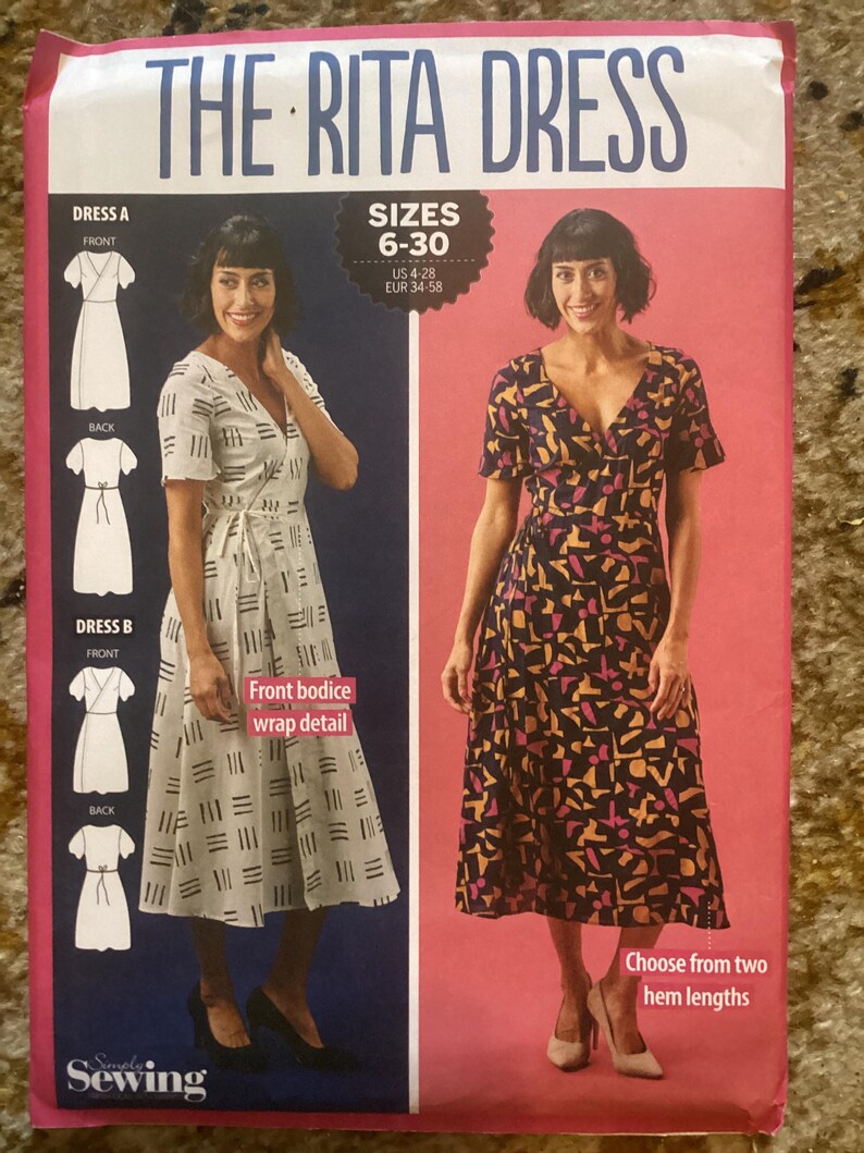 Simply Sewing Modern Dress Patterns Sizes US 2-20 Jenna, Mila, Florence ...