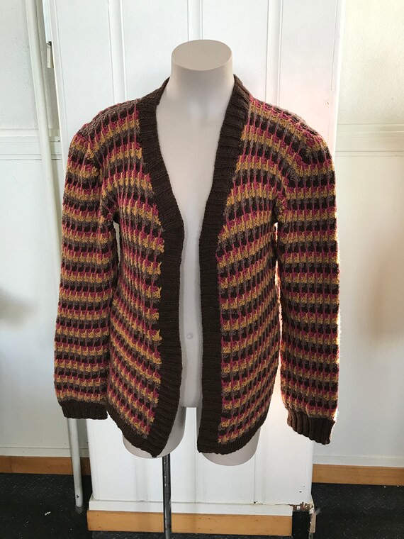 funky knit cardigan