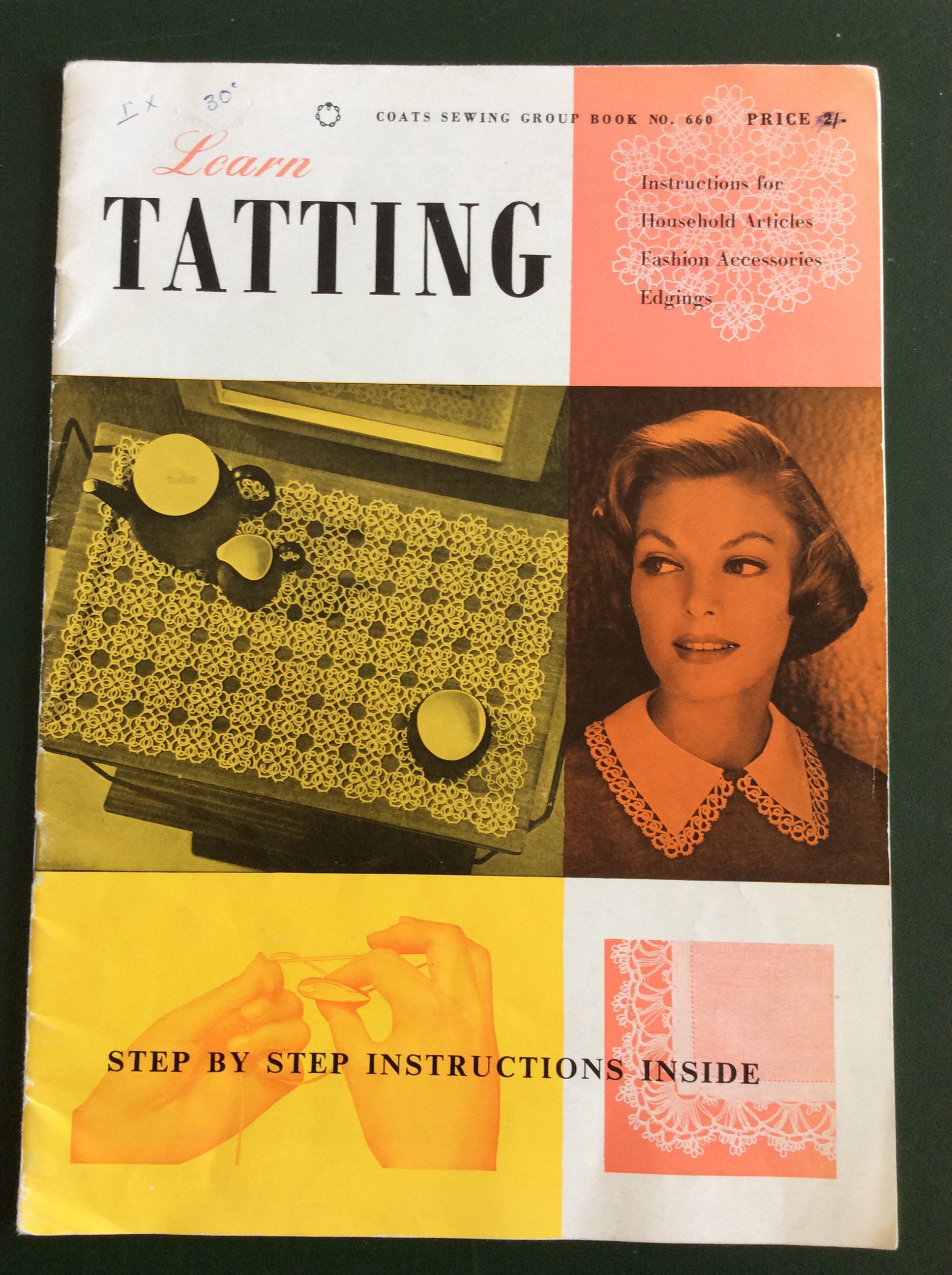 Vintage Tatting, Tatting Edgings, Tatting Pattern, 50s (PDF) Coats 868