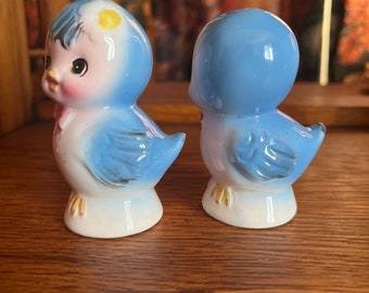 美品！ レフトン ブルーバード ソルト&ペッパー VINTAGE LEFTON BLUE BIRD SALT & PEPPER SHAKERS | eBay