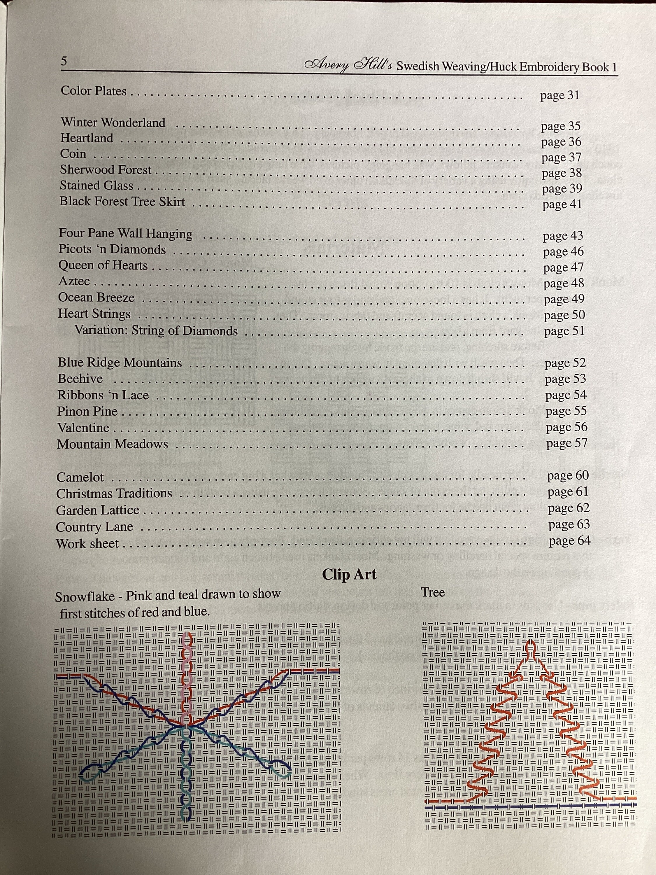 Avery Hills Swedish Weaving Patterns for Monks Cloth Etsy