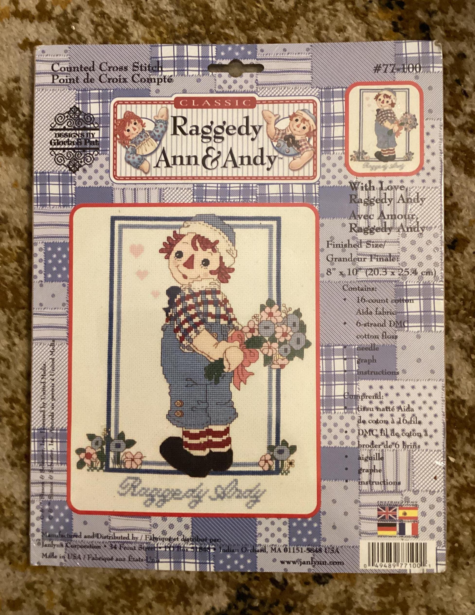 Raggedy Ann Cross Stitch Kit - Etsy