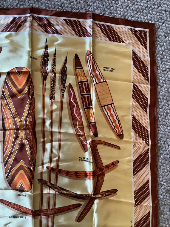 Australian Aboriginal Weapons Artifacts Scarf Ind… - image 5