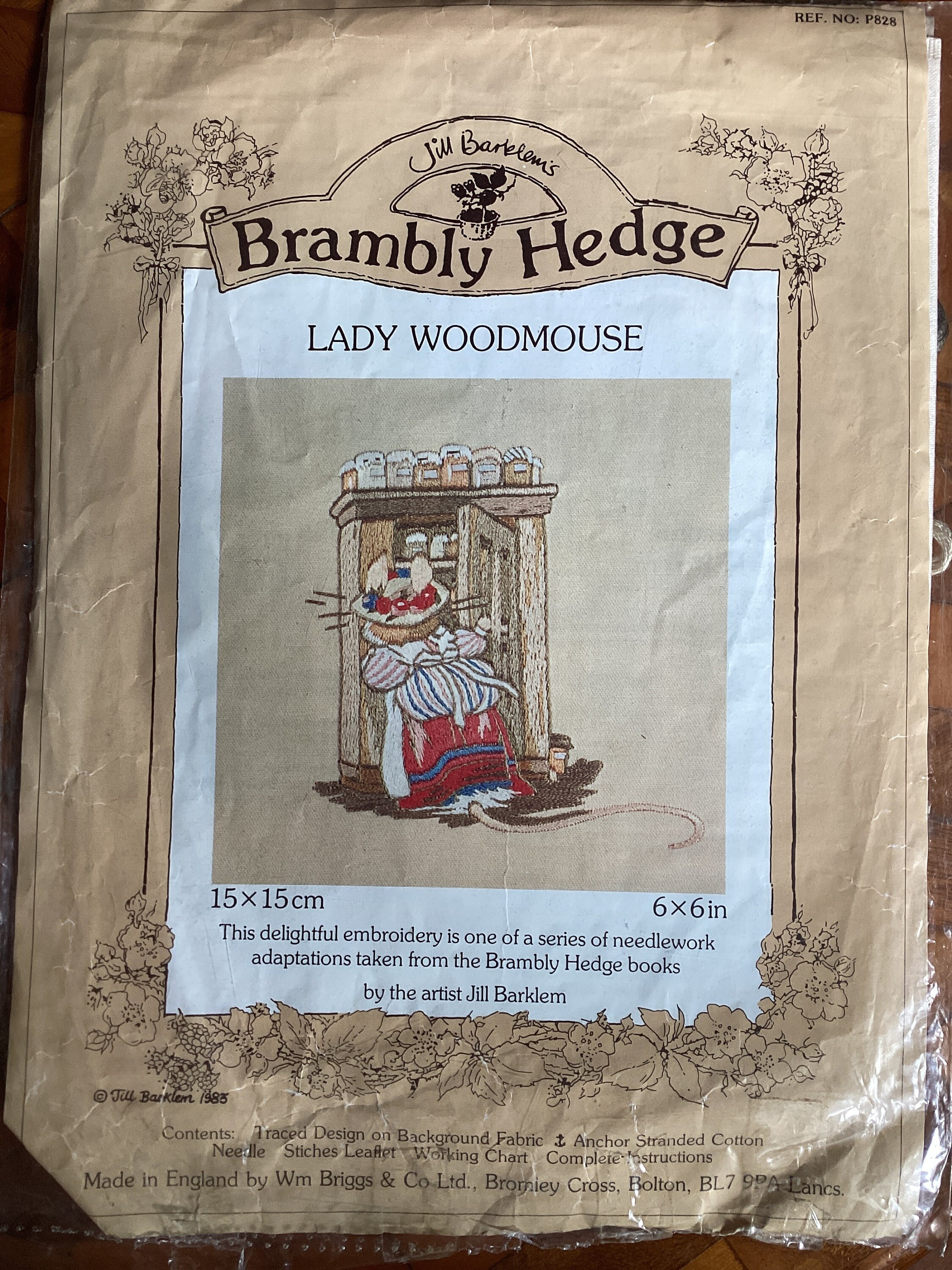 Brambly Hedge Vintage Embroidery Kit, Lady Woodmouse, Jill