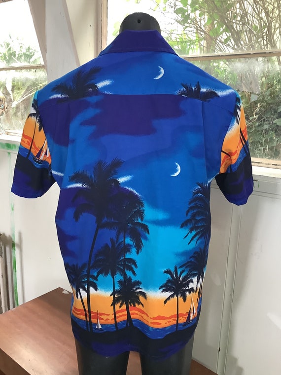 Kennington California Hawaiian  Shirt Pacific Mot… - image 3