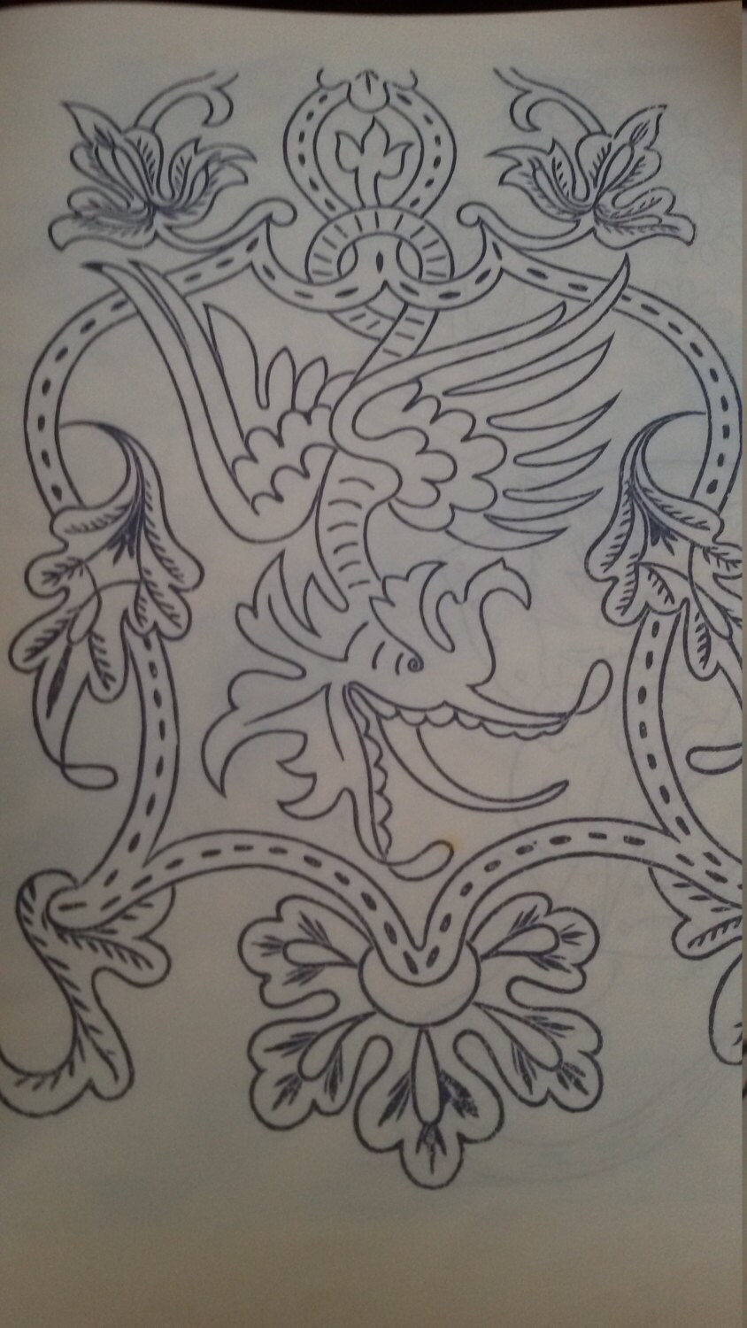 Iron Transfer Patterns 75 Early American Iron on Transfer Patterns for Crewel and Embroidery 2 ...