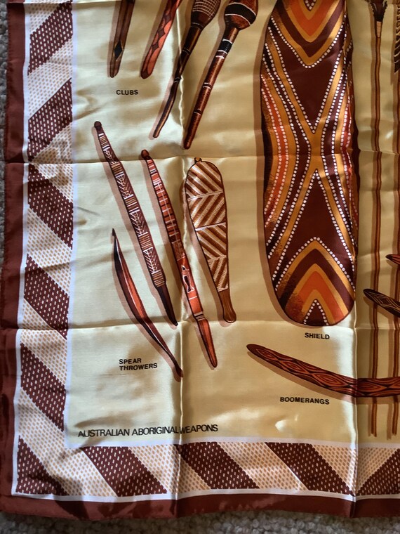 Australian Aboriginal Weapons Artifacts Scarf Ind… - image 3