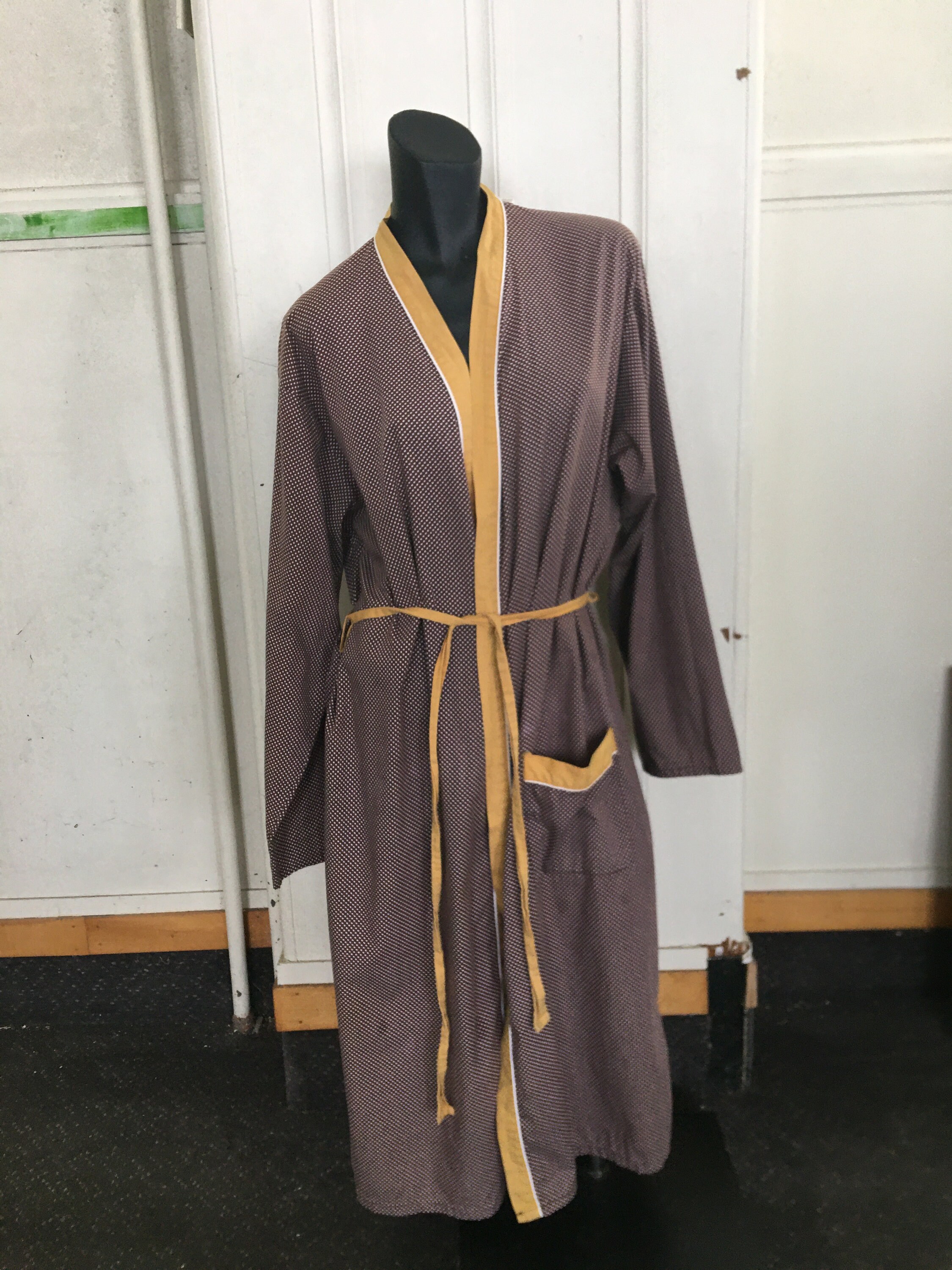 mens summer cotton dressing gown