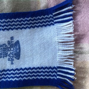 Vintage Brighton & Hove Albion 1983 FA Cup Final Scarf • Retro Seagulls Football Memorabilia • Wembley 1983 Soccer merch printed Signatures image 9