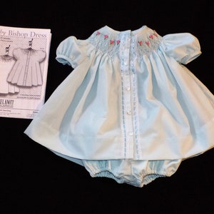 CYBER SALE!!!!Baby Bishop Dress, Grace L. Knott, diaper cover, heirloom, vintage
