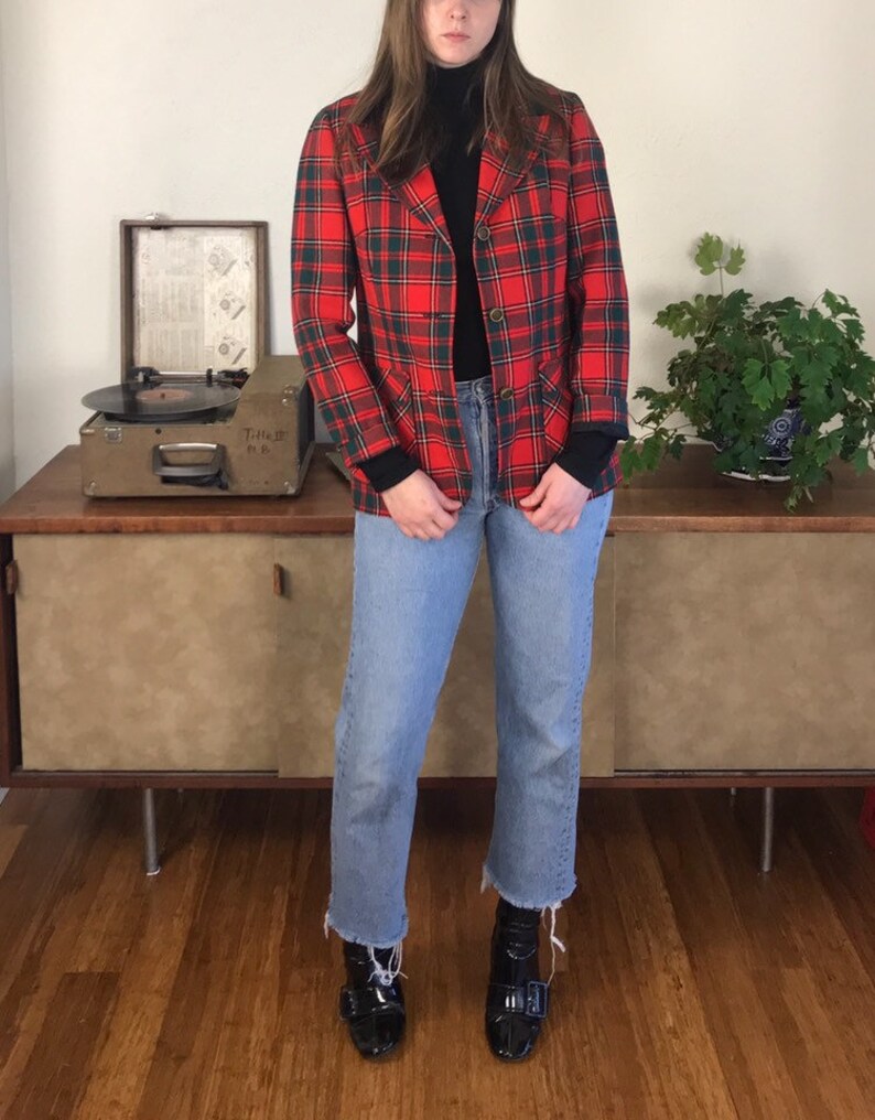 Pendleton plaid blazor