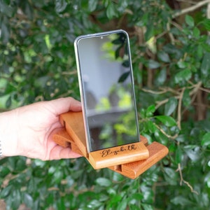 Personalised Desk Mobile Phone Stand