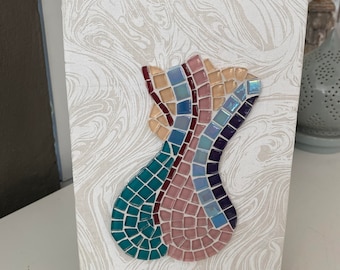 Elegance Mosaic hand made glass tile wall art