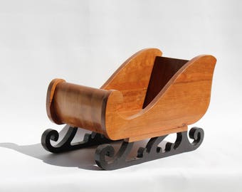 Santa Sleigh Etsy