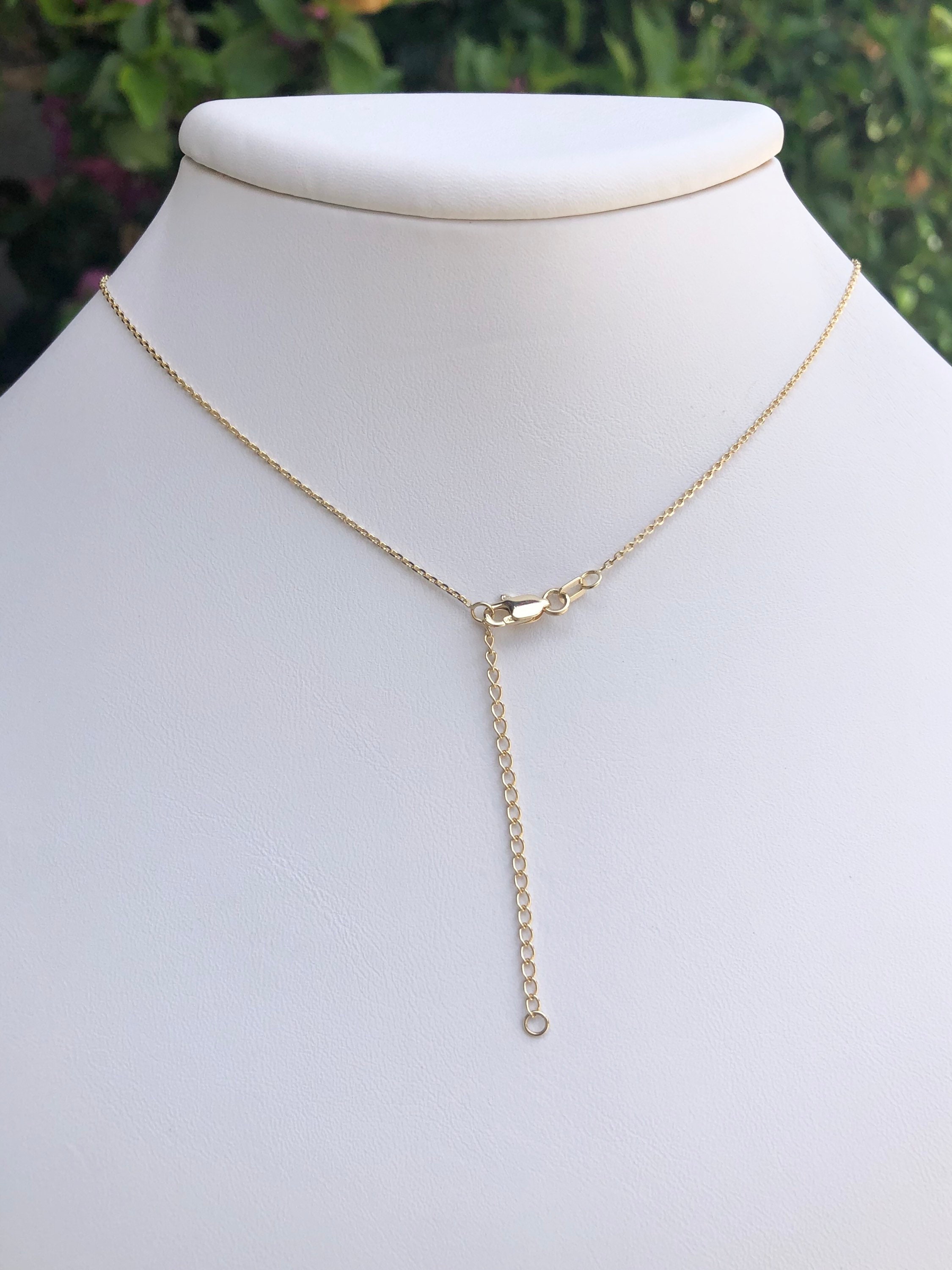14K Solid Yellow Gold Rosary Necklace - Etsy