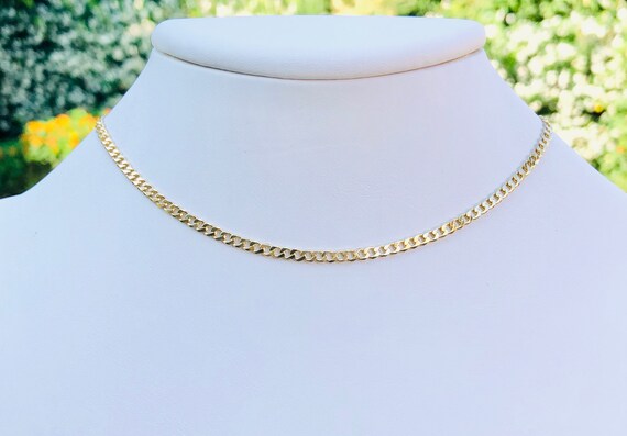 14k yellow gold choker necklace deals