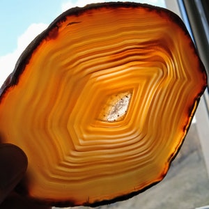 Natural Large Agate Slabs Quartz Crystal Rock Slice Banded Gemstone Coaster Art Deco, Gift Idea,