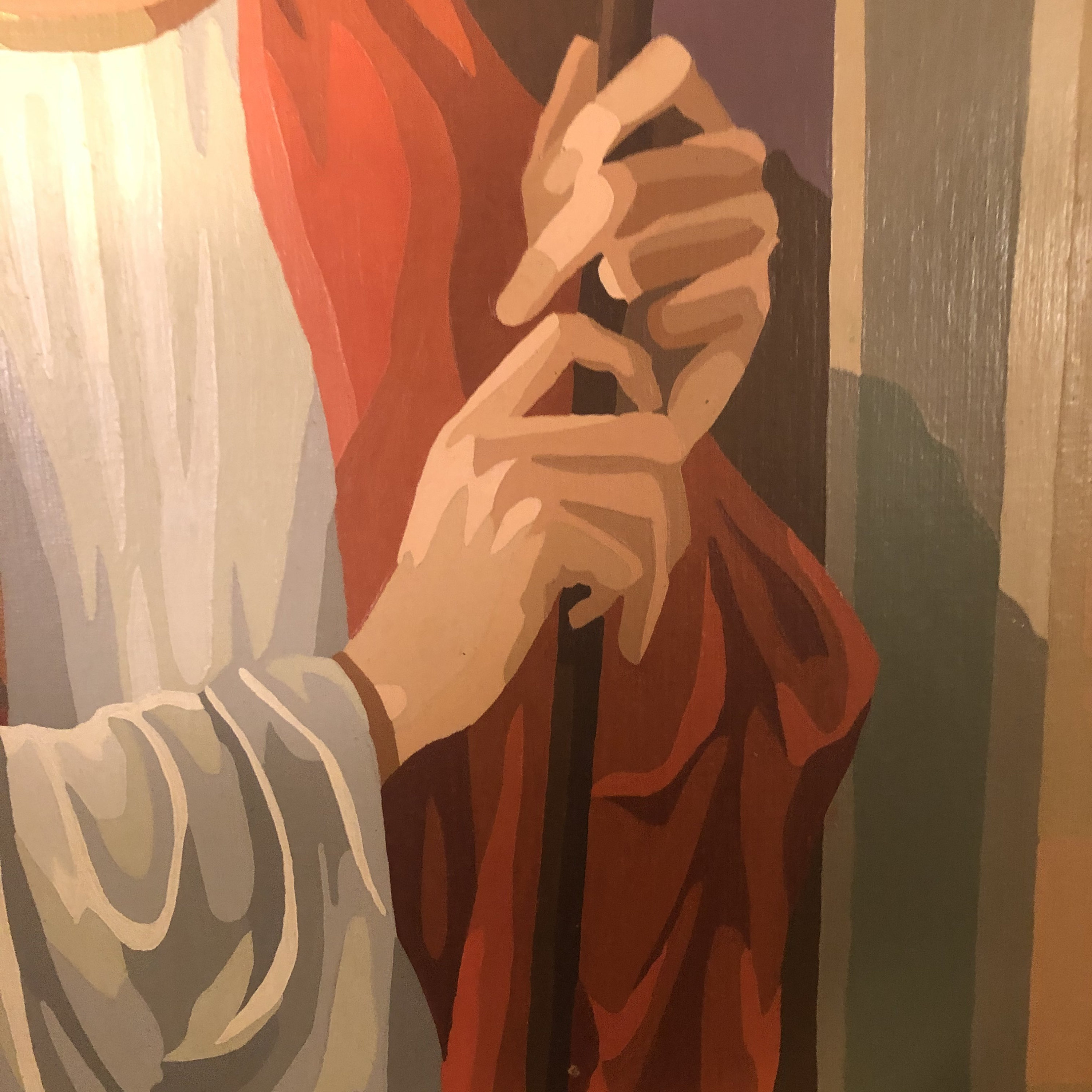 Midcentury Paint By Number Jesus Painting Large 16 X | Etsy