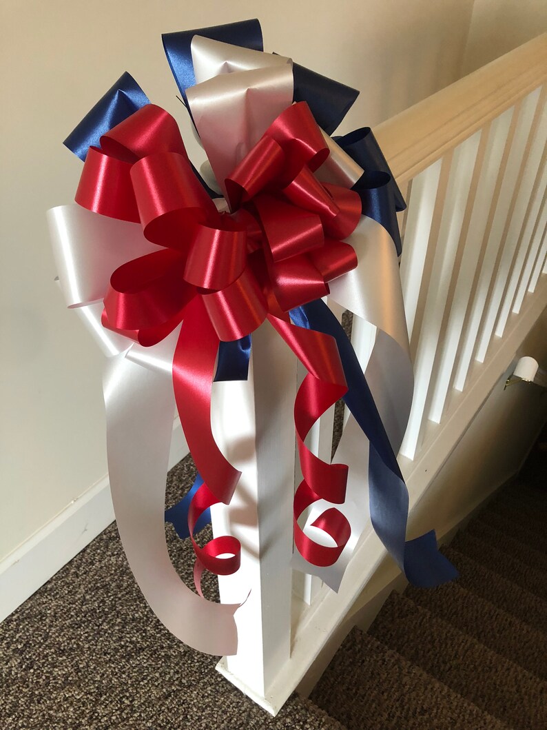 Redwhiteblue mailbox bow Etsy