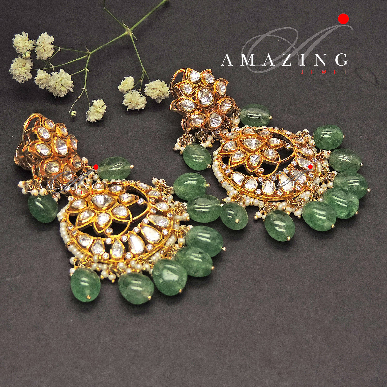 Pure Silver Chandan Chandbali main image 1