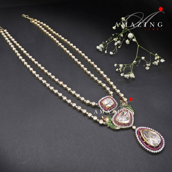 Silver polki jewellery deals