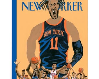 Póster de los NY Knicks - Portada de la revista The New Yorker, junio de 2026