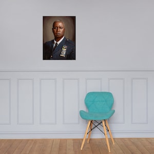 Brooklyn Nine-Nine Captain Holt Portrait as Painted by Terry