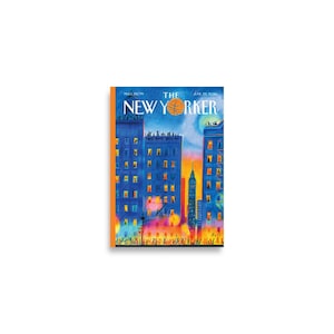 NY Knicks Poster - The New Yorker Magazine Cover June 22 2026