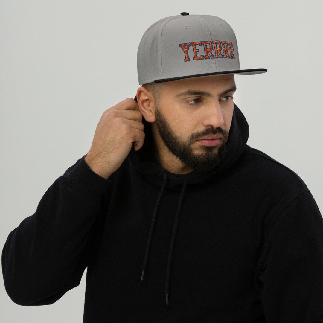 YERRRR - New York Knicks - Snapback Hat - Embroidered Flat Brim - Etsy