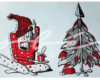 Poster - "Merry Christmas Christmas"