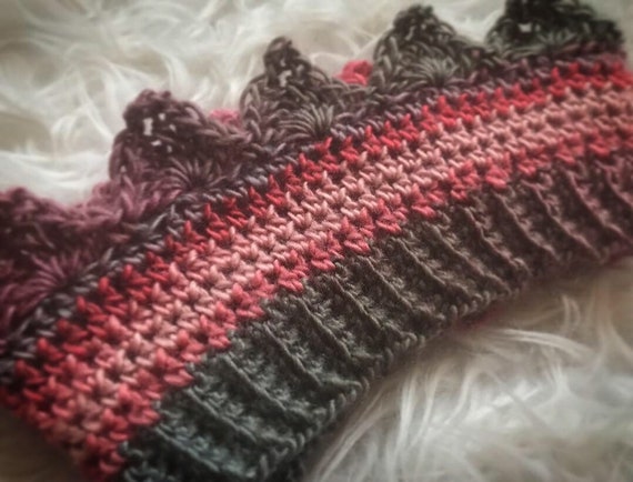 Crochet Crown Ear Warmer Princess Ear Warmer