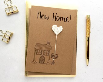 New house card - New home card - Moving day card - New place card - Moving home card - New house gift - housewarming card