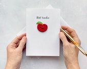 Teacher/ Teaching assistant thank you card - Can be personalised