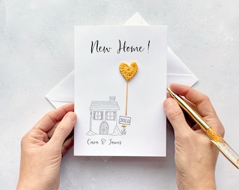 New Home card  - Can be personalised