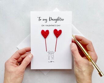 Daughter Valentine's Day card