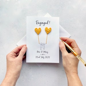 Personalised Engagement card