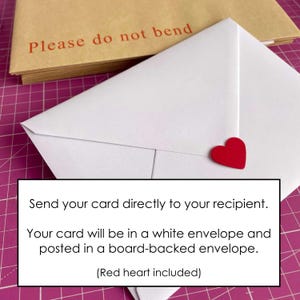 3rd Anniversary card - Leather wedding anniversary card - Vegan option (faux leather) available - can be personalised image 11