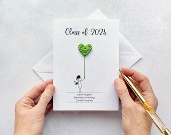 Class of 2024 personalised graduation card - Can be personalised