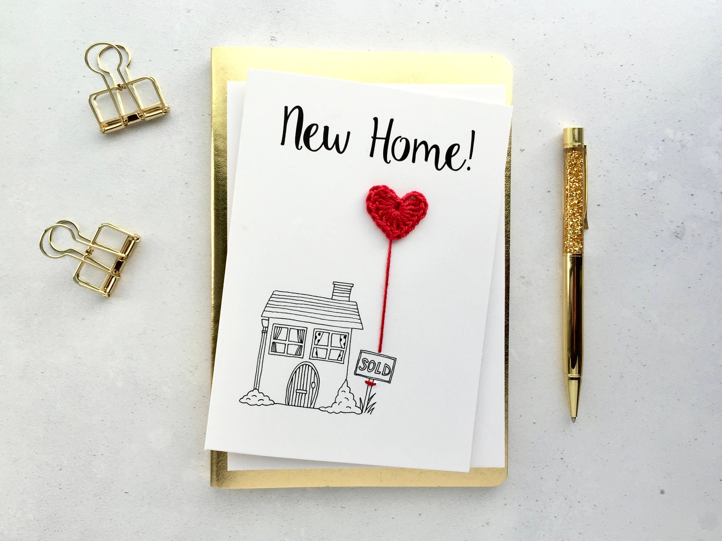 New Home Card Etsy