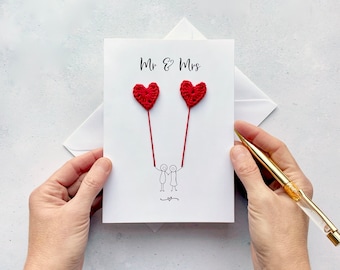 Mr & Mrs card - Non personalised