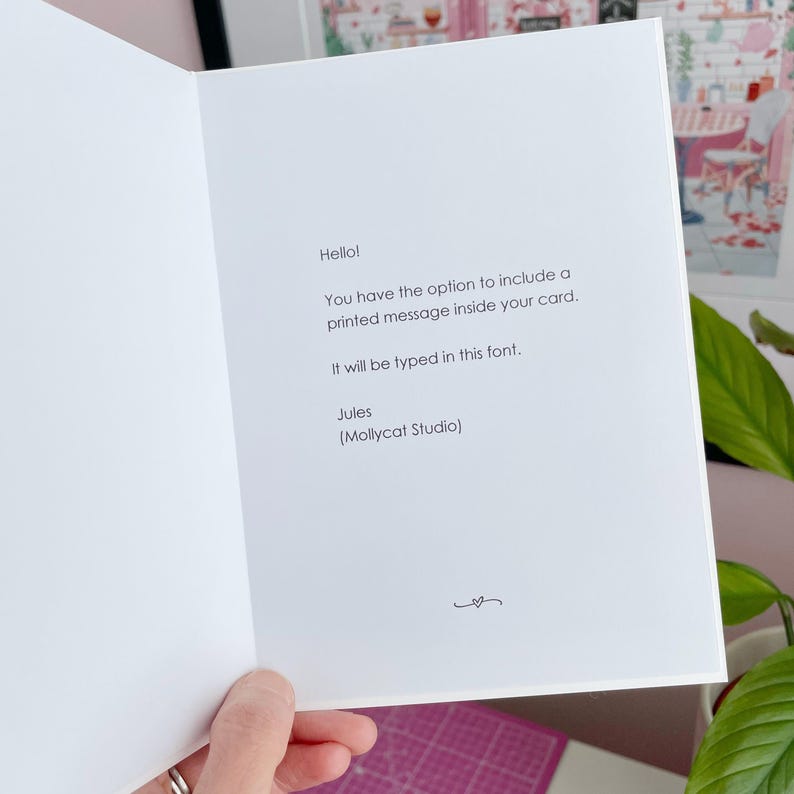 3rd Anniversary card - Leather wedding anniversary card - Vegan option (faux leather) available - can be personalised image 10